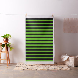 Verbinding met groene en zwarte strepen stof