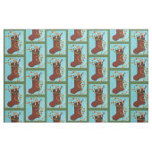 Verbinding met kerstsok stof (Fat Quarter)
