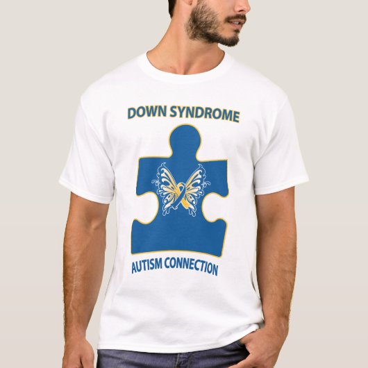 Verbinding met Syndrome autisme T-shirt (Voorkant)