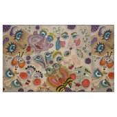 Verbinding met Whimsical Faces Stof (Fat Quarter)