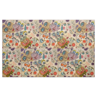 Verbinding met Whimsical Faces Stof