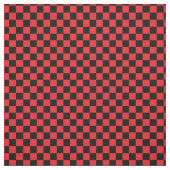 Verbinding met zwart-wit en rood controllerpatroon stof (Swatch)