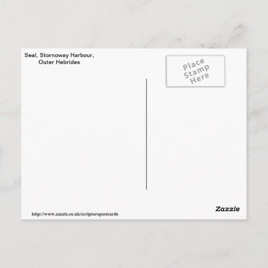 Verbinding, Stornoway Haven, BuitenHebrides Briefkaart (Achterkant)