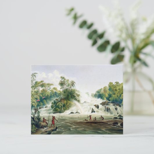 Verbinding van Kundanama met Paramu, van 'V Briefkaart (Staand voorkant)