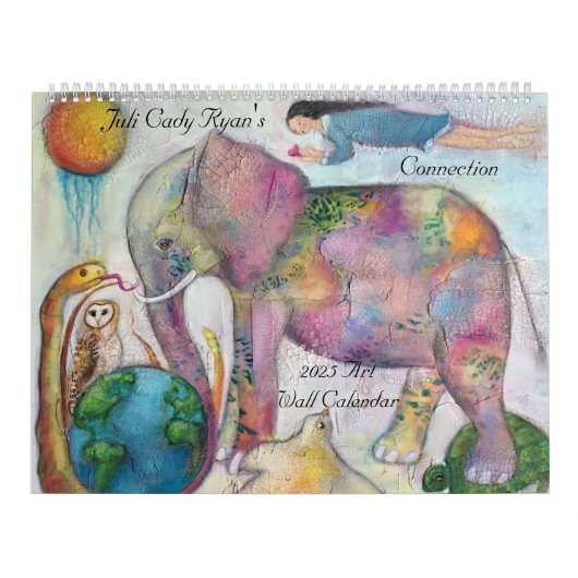 Verbinding Whimsical Art Calendar 2025 Kalender (Hoes)