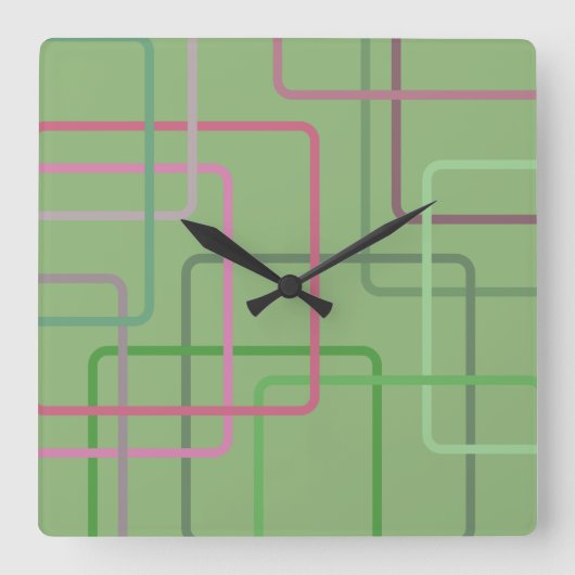 Verbindingen 1 vierkante klok (Voorkant)