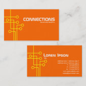 Verbindingen - Geel en Oranje Visitekaartje (Voorkant / Achterkant)