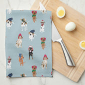 Verbindingen in Petten Theedoek (Quarter Fold)