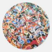 Verbindingen Ronde Sticker (Voorkant)