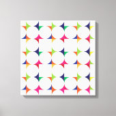 Verbindingen van kleur canvas afdruk (Voorkant)