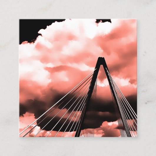 verbindingsbrug vierkante visitekaartje (Voorkant)