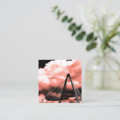 verbindingsbrug vierkante visitekaartje (Staand voorkant)