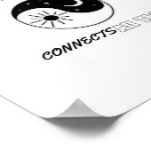 Verbindt alle dingen Sticker Poster (Hoek)