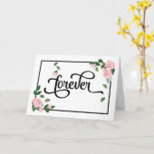 Verbintenis - Forever Will Look Beautiful on You Kaart (Gele Bloem)