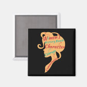 VERBINTENIS VAN DE GESCHIEDENKARAKTER VAN VROUWEN MAGNEET (Voorkant / Achterkant)