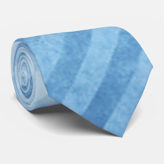 Verbleekte blauwe grunge strepen stropdas (Opgerold)