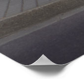 Verbleekte grandeur: Znojmo Building Entrance Poster (Hoek)