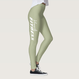 Verbleekte groene dans fitness workout gym yoga leggings