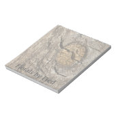 Verbleekte knoop Notitieblok (Linkerzijde)