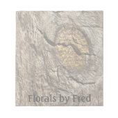 Verbleekte knoop Notitieblok (Voorkant)