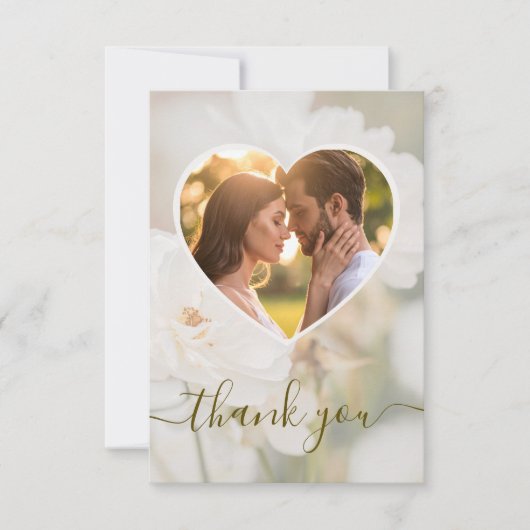 Verbleekte rozen aangepaste hart foto sjabloon bru (Voorkant)