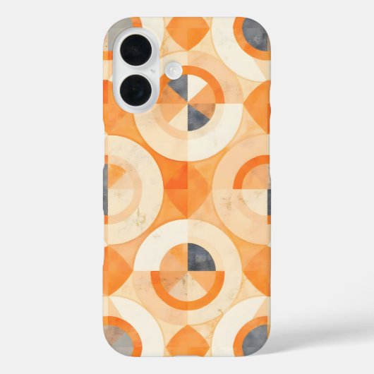 Verbleekte Terra-geometrie Case-Mate iPhone Case (Achterkant)