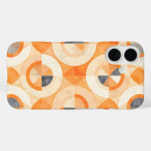 Verbleekte Terra-geometrie Case-Mate iPhone Case (Achterkant (horizontaal))