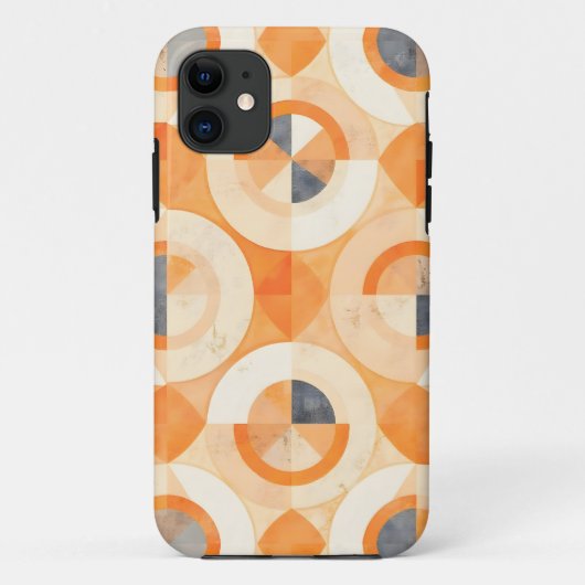 Verbleekte Terra-geometrie Case-Mate iPhone Case (Achterkant)