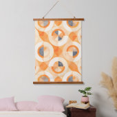 Verbleekte Terra-geometrie Hangend Wandkleed (Slaapkamer)