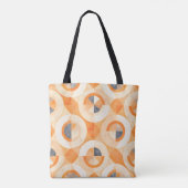 Verbleekte Terra-geometrie Tote Bag (Achterkant)