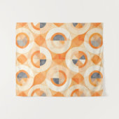 Verbleekte Terra-geometrie Wandkleed (Voorkant (horizontaal))