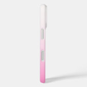 Verblekende Roze Ombre Gradiënt en Uw Initiaal Case-Mate iPhone Case (Achterkant / Rechts)