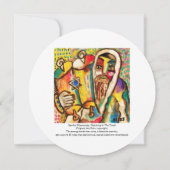 Verblijd in de Thora (afgerond) Kaart (Achterkant)