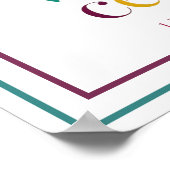 Verblijd u altijd Bid onophoudelijk Moedig Poster (Hoek)