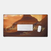 Verblijding van de overwinning bureaumat (Keyboard & Muis)