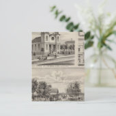 Verblijf, Boerderij, kerk en winkel in Minnesota Briefkaart (Staand voorkant)