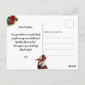 Verblijf Bonkers Alice in Wonderland Birthday Briefkaart (Achterkant)