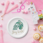 Verblijf Borden van onbewerkt papier Papieren Bordje (Feest)