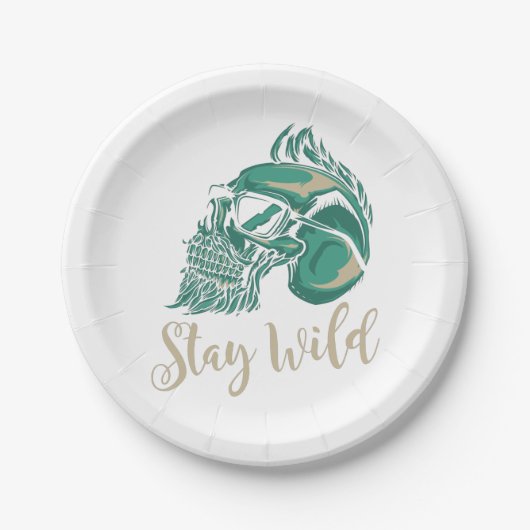 Verblijf Borden van onbewerkt papier Papieren Bordje (Voorkant)