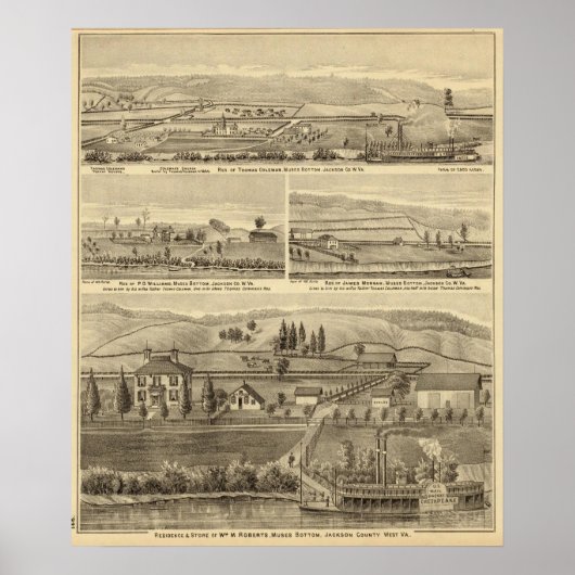 Verblijf en opslag van William M Roberts Poster (Voorkant)