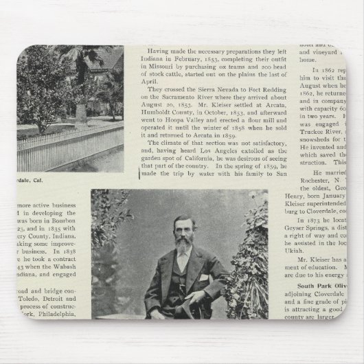 Verblijf en Orchard in Californië Muismat (Voorkant)