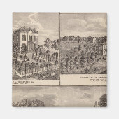 Verblijf en Western college in Marshalltown Magneet (Voorkant)