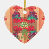 Verblijf gelukkig Sint Patrick's Day Hakuna Mata Keramisch Ornament (Voorkant)