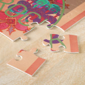 Verblijf gelukkig Sint Patrick's Day Hakuna Mata Legpuzzel (Zijkant)