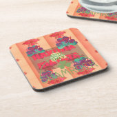 Verblijf gelukkig Sint Patrick's Day Hakuna Mata Onderzetter (Linkerzijde)