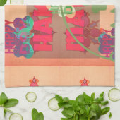 Verblijf gelukkig Sint Patrick's Day Hakuna Mata Theedoek (Gevouwen)