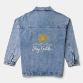 Verblijf Golden Denim Jacket (Achterkant)