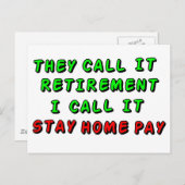 Verblijf Home Pay Briefkaart (Voorkant / Achterkant)