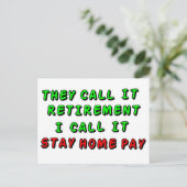 Verblijf Home Pay Briefkaart (Staand voorkant)