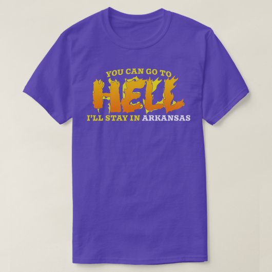 Verblijf in Arkansas T-shirt (Design voorkant)